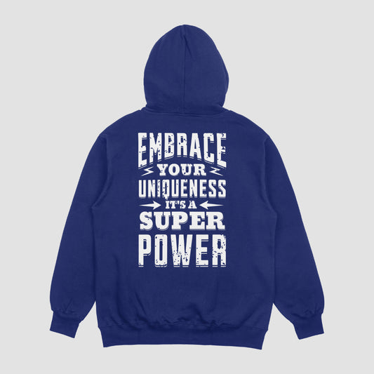 Super Power Navy Hoodie