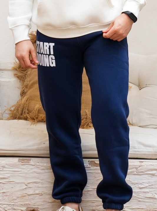 Start Doing Navy Sweatpants