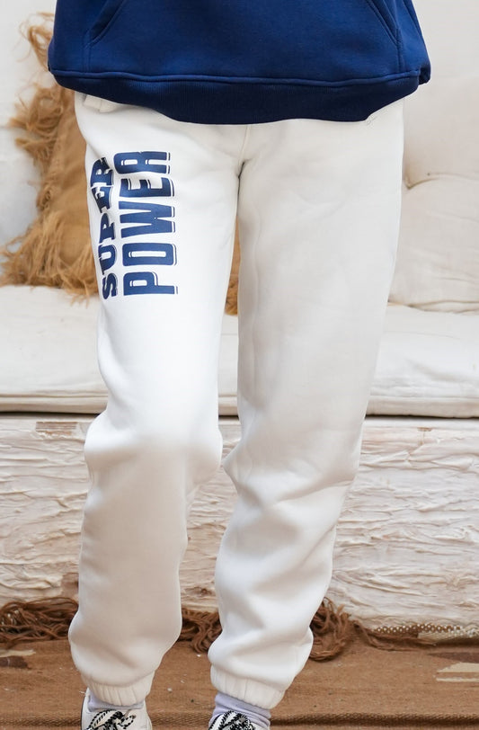 Super Power Off-White Sweatpants